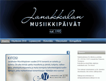 Tablet Screenshot of janakkalanmusiikkipaivat.com